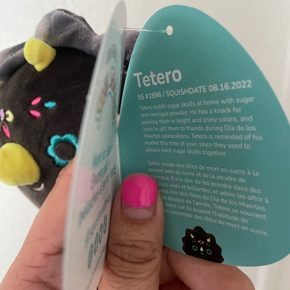 TETERO 5” NWT DOTD squishmallow - Picture 3 of 3